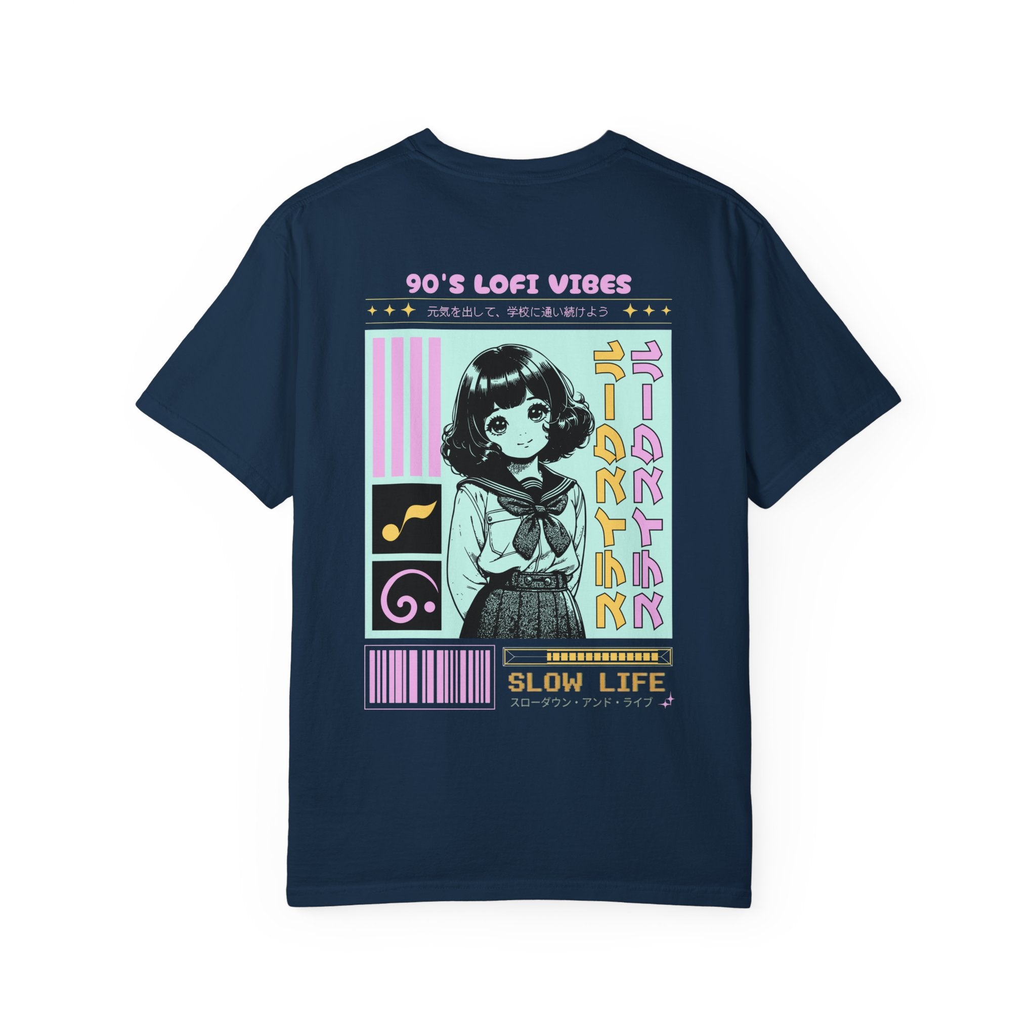 90's LoFi Vibes / Slow Life Graphic T-Shirt | Nostalgia Node