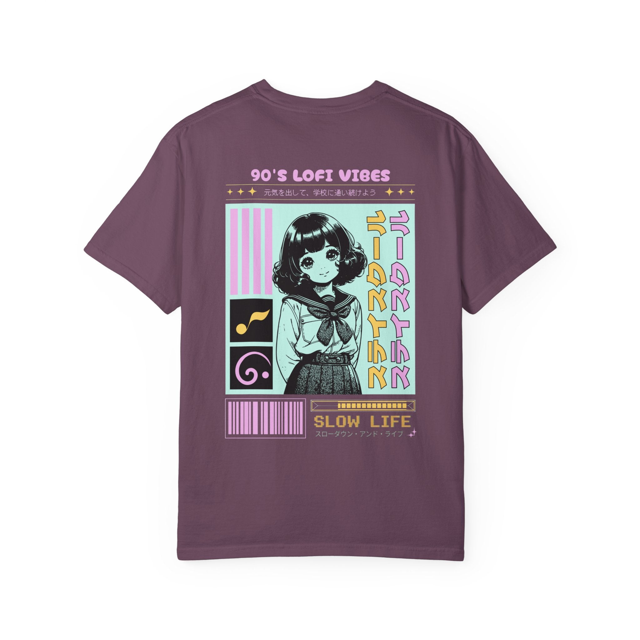 90's LoFi Vibes / Slow Life Graphic T-Shirt | Nostalgia Node