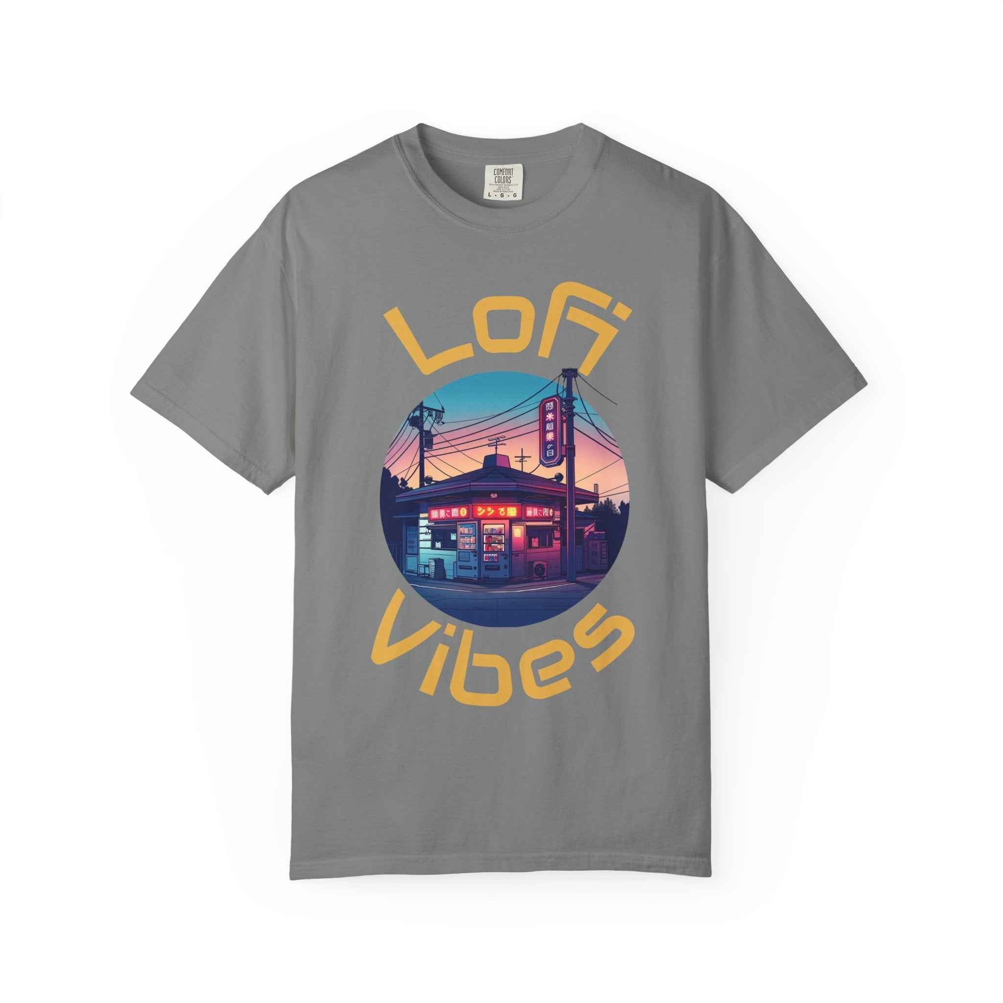 90's LoFi Vibes T-Shirt, Retro Nighttime Japanese Diner