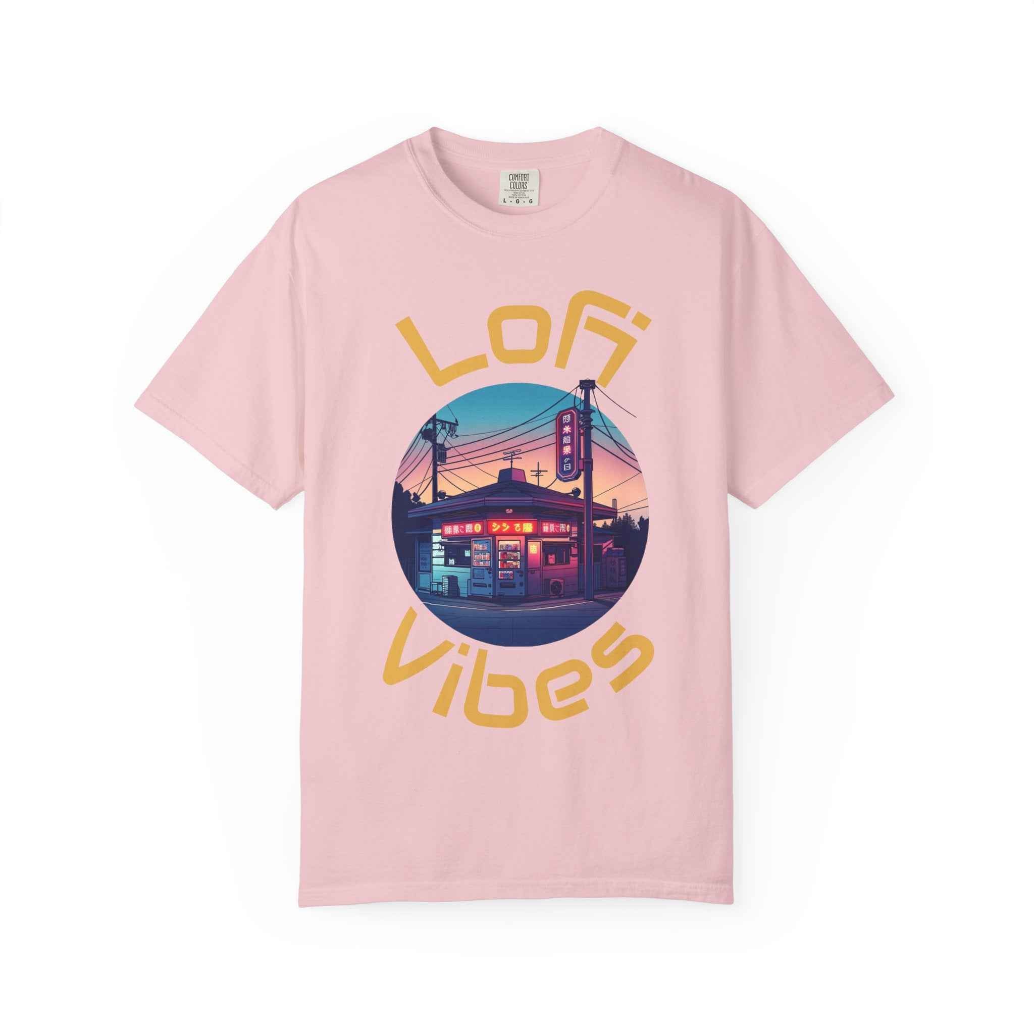90's LoFi Vibes T-Shirt, Retro Nighttime Japanese Diner