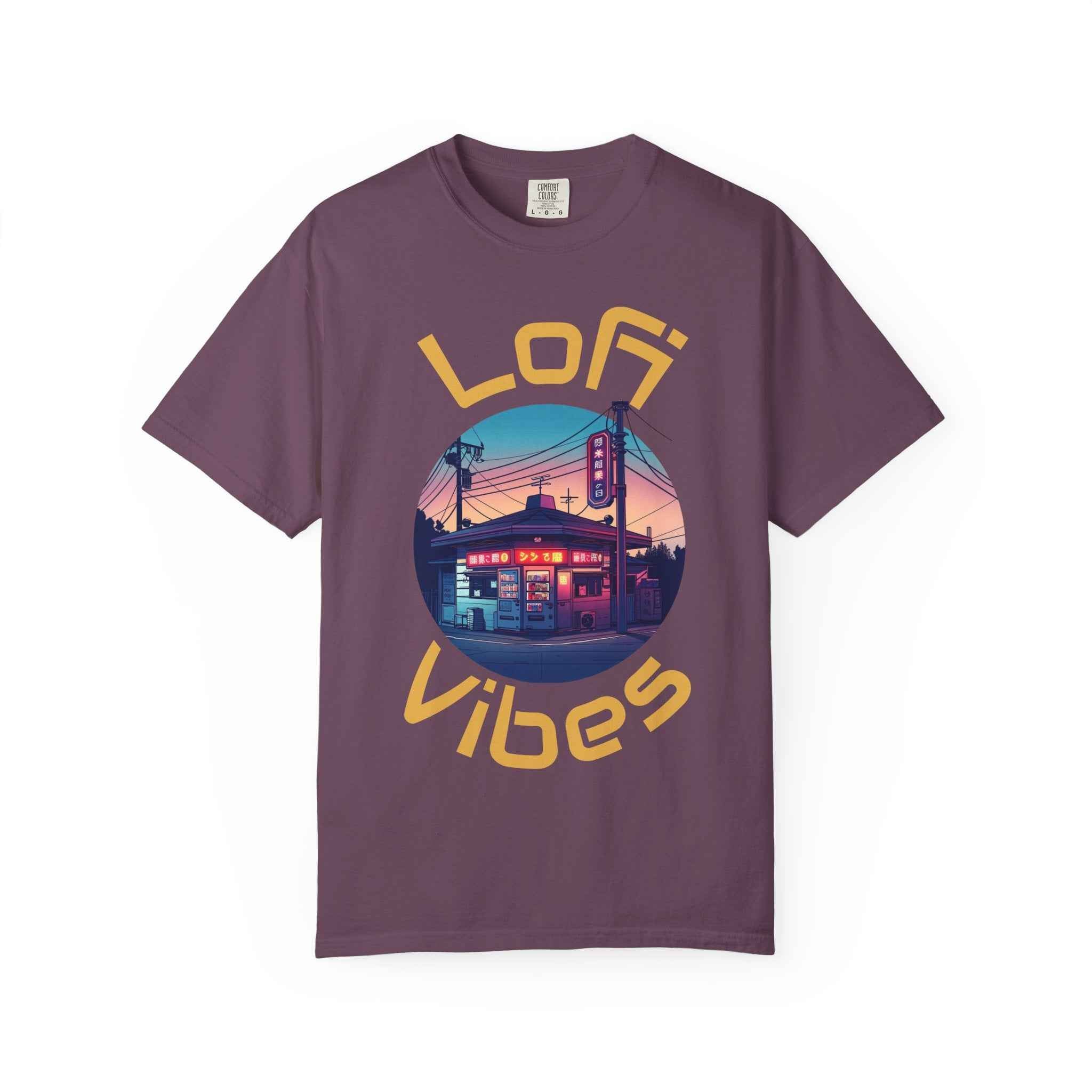 90's LoFi Vibes T-Shirt, Retro Nighttime Japanese Diner