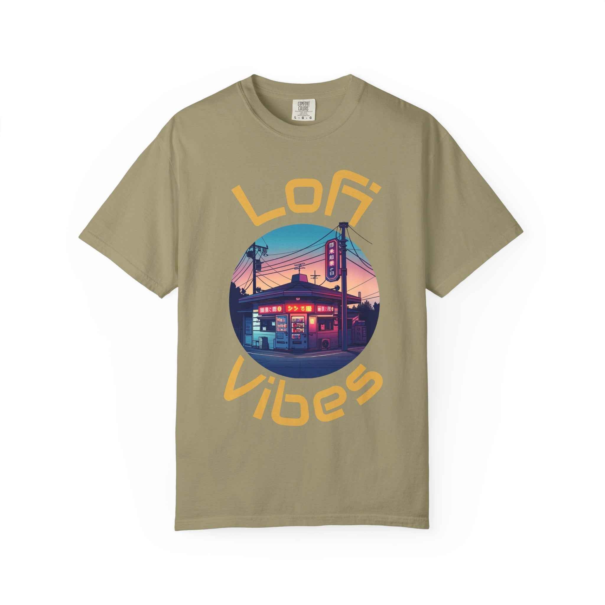 90's LoFi Vibes T-Shirt, Retro Nighttime Japanese Diner