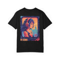 90's Lofi Anime Citygirl, Retro Chillpop Headphones Design T-Shirt