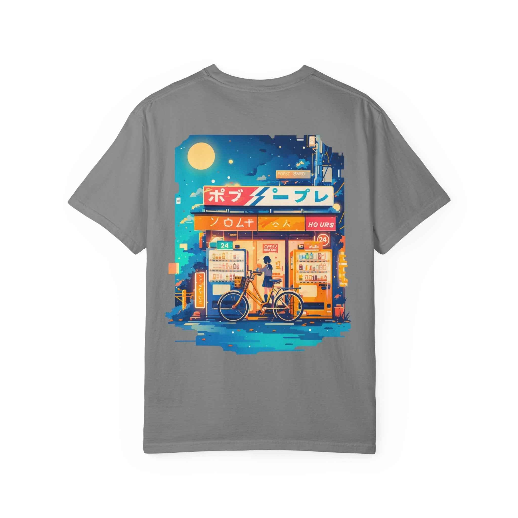 90's Lofi Retro Night Convenience Store Graphic T‑Shirt
