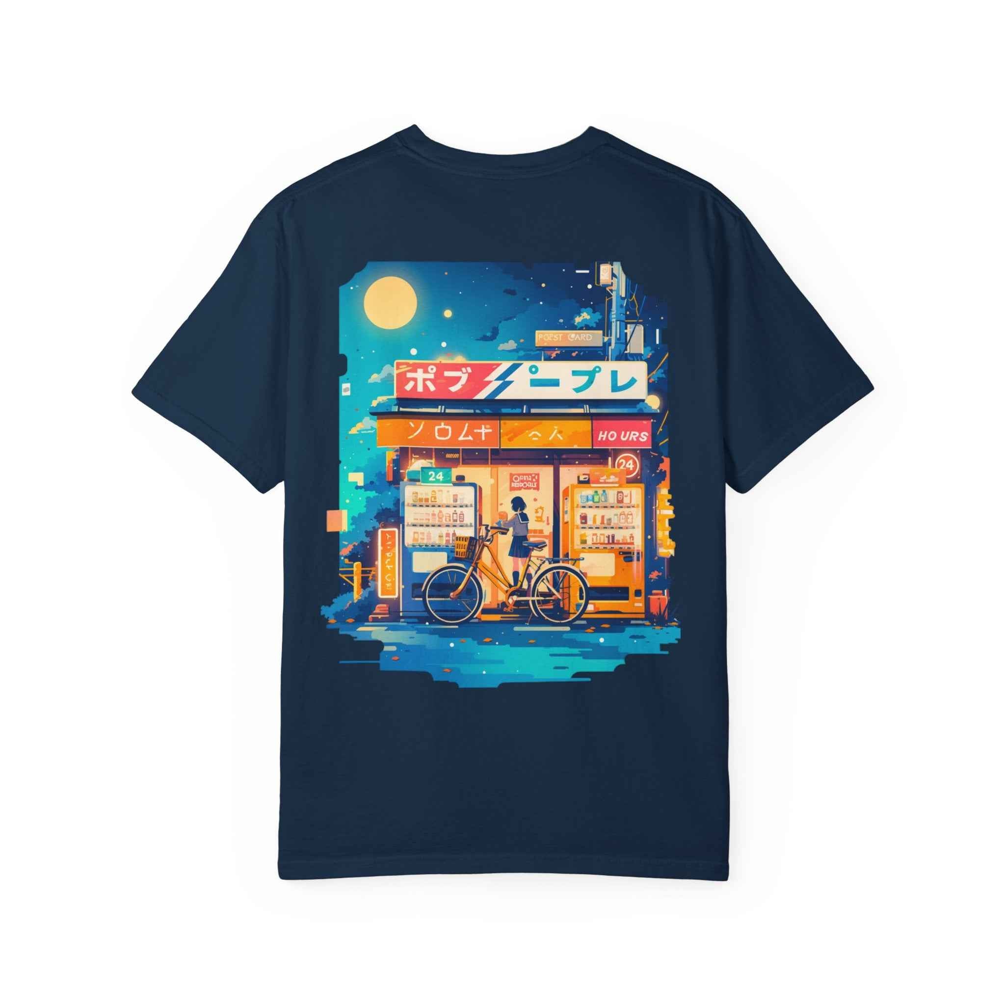 90's Lofi Retro Night Convenience Store Graphic T‑Shirt
