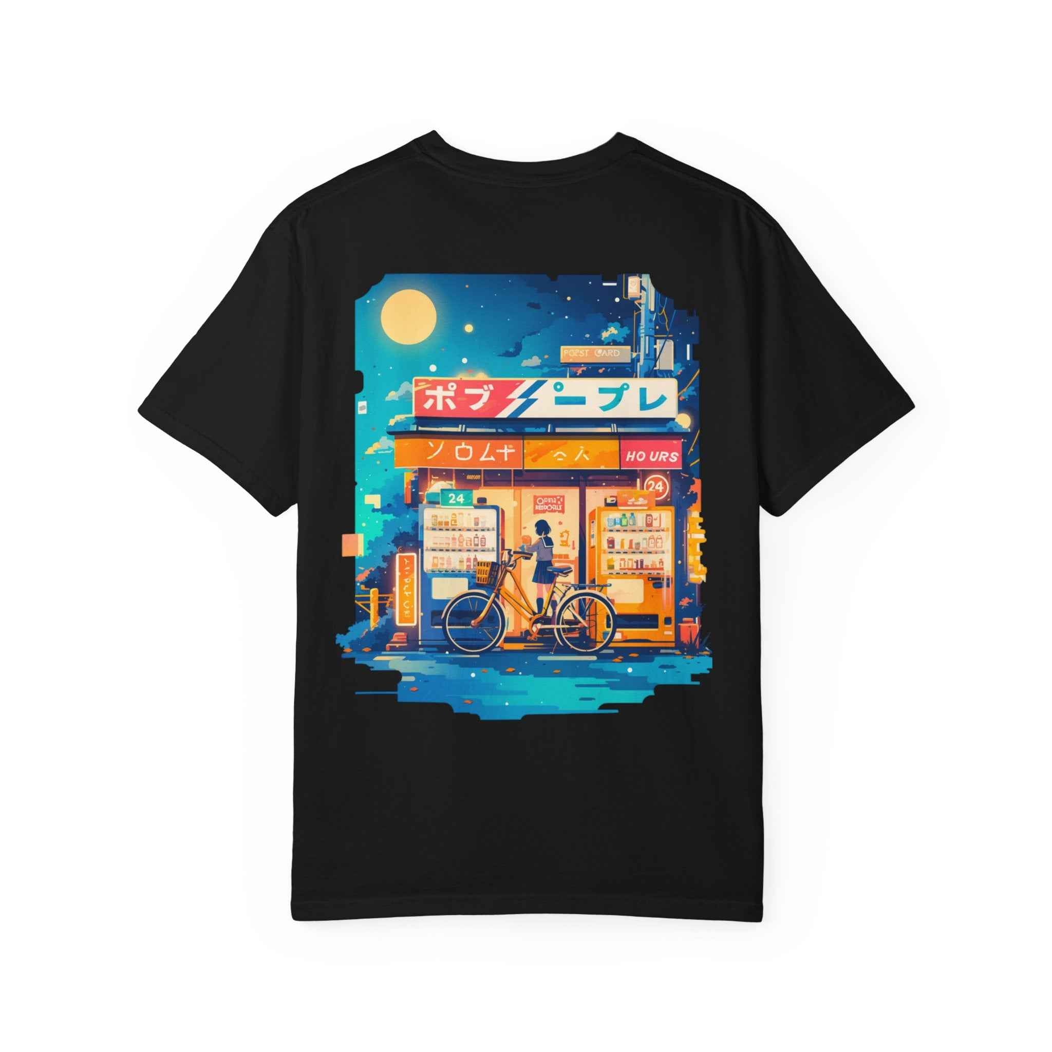 90's Lofi Retro Night Convenience Store Graphic T‑Shirt