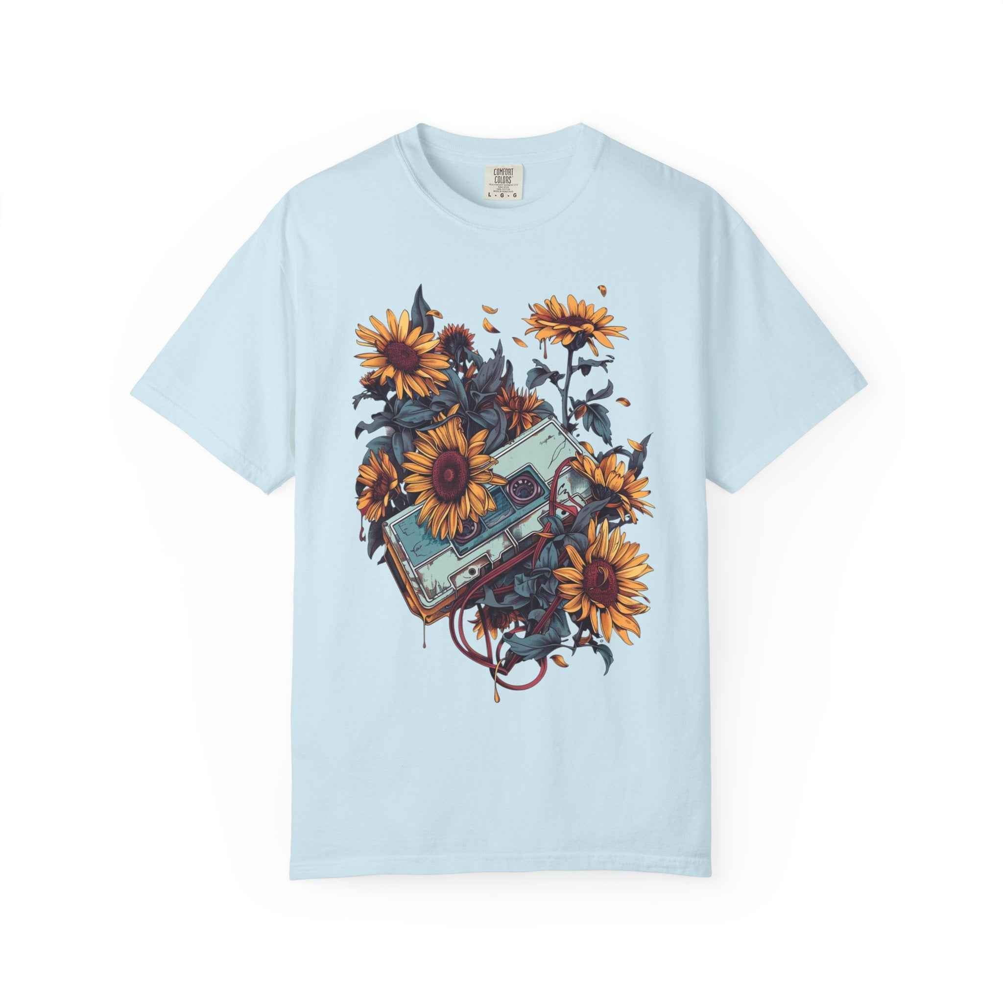 90's Lofi Sunflower Cassette T-Shirt
