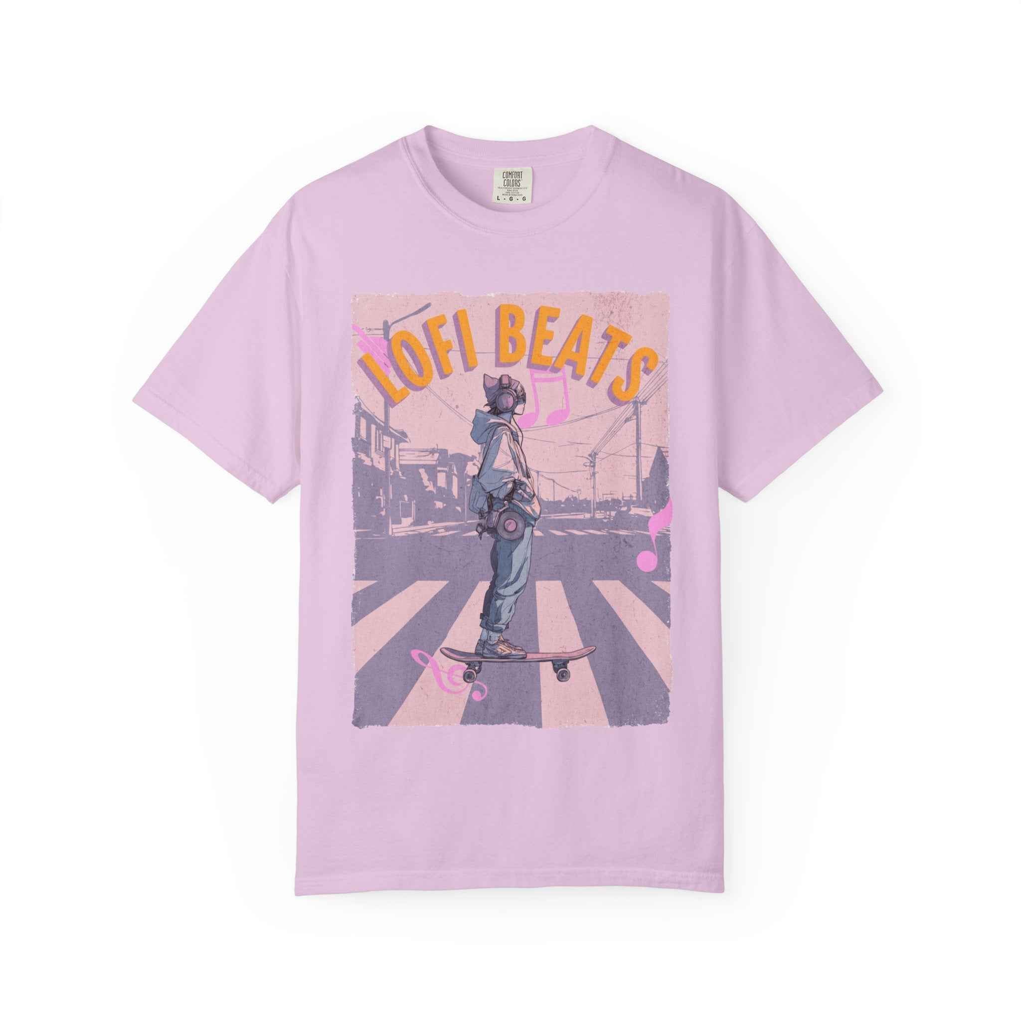 90s Lofi Beats Skateboard Girl T‑Shirt