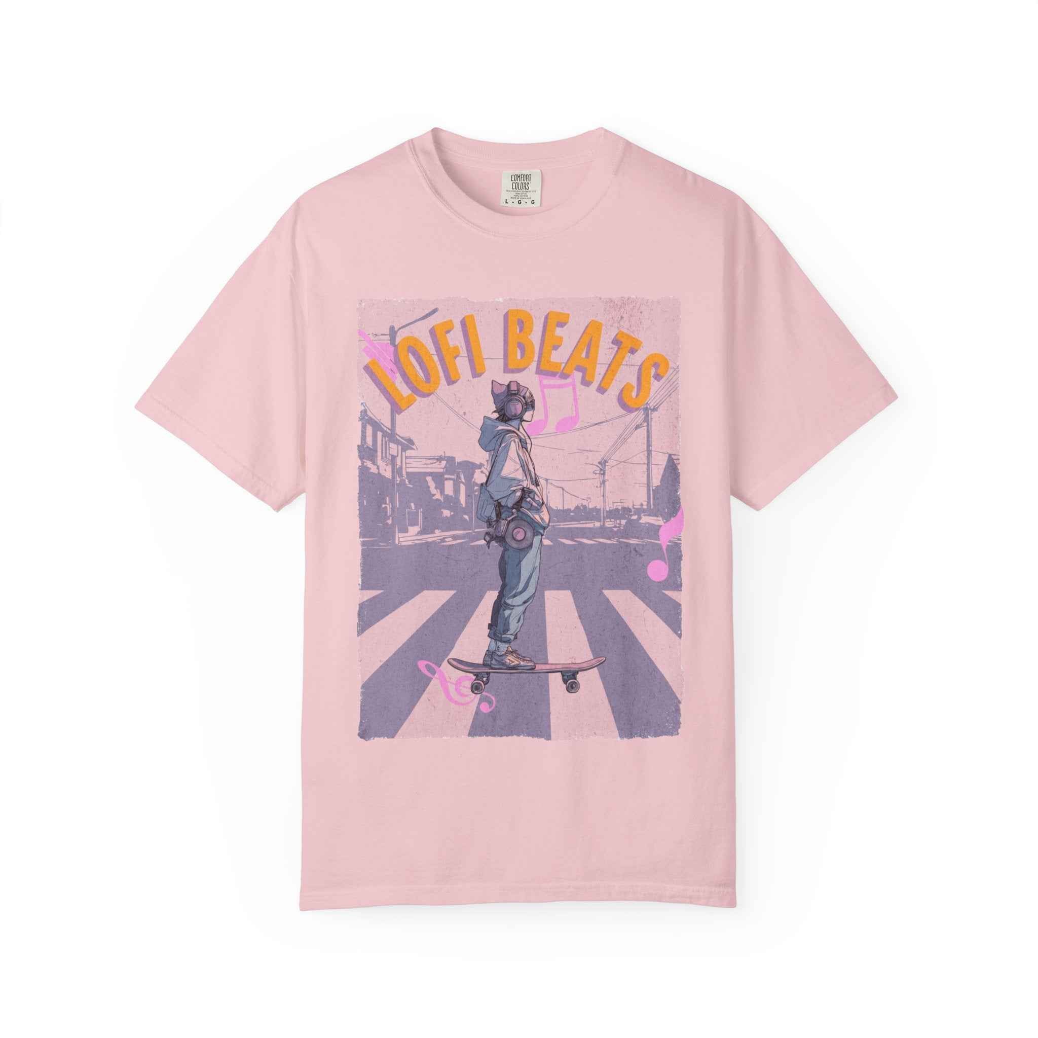 90s Lofi Beats Skateboard Girl T‑Shirt