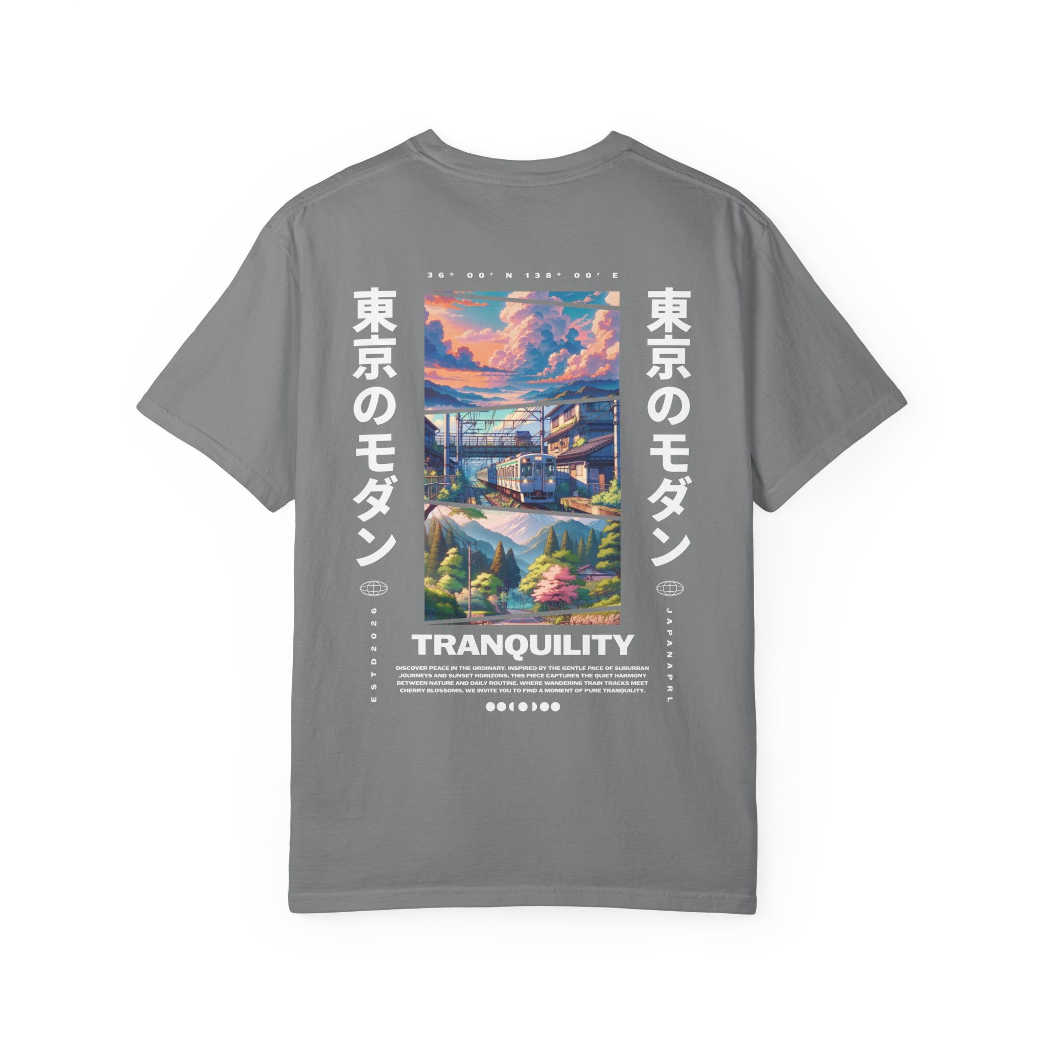 Anime Tranquility Tokyo Graphic T-Shirt | Nostalgia Node