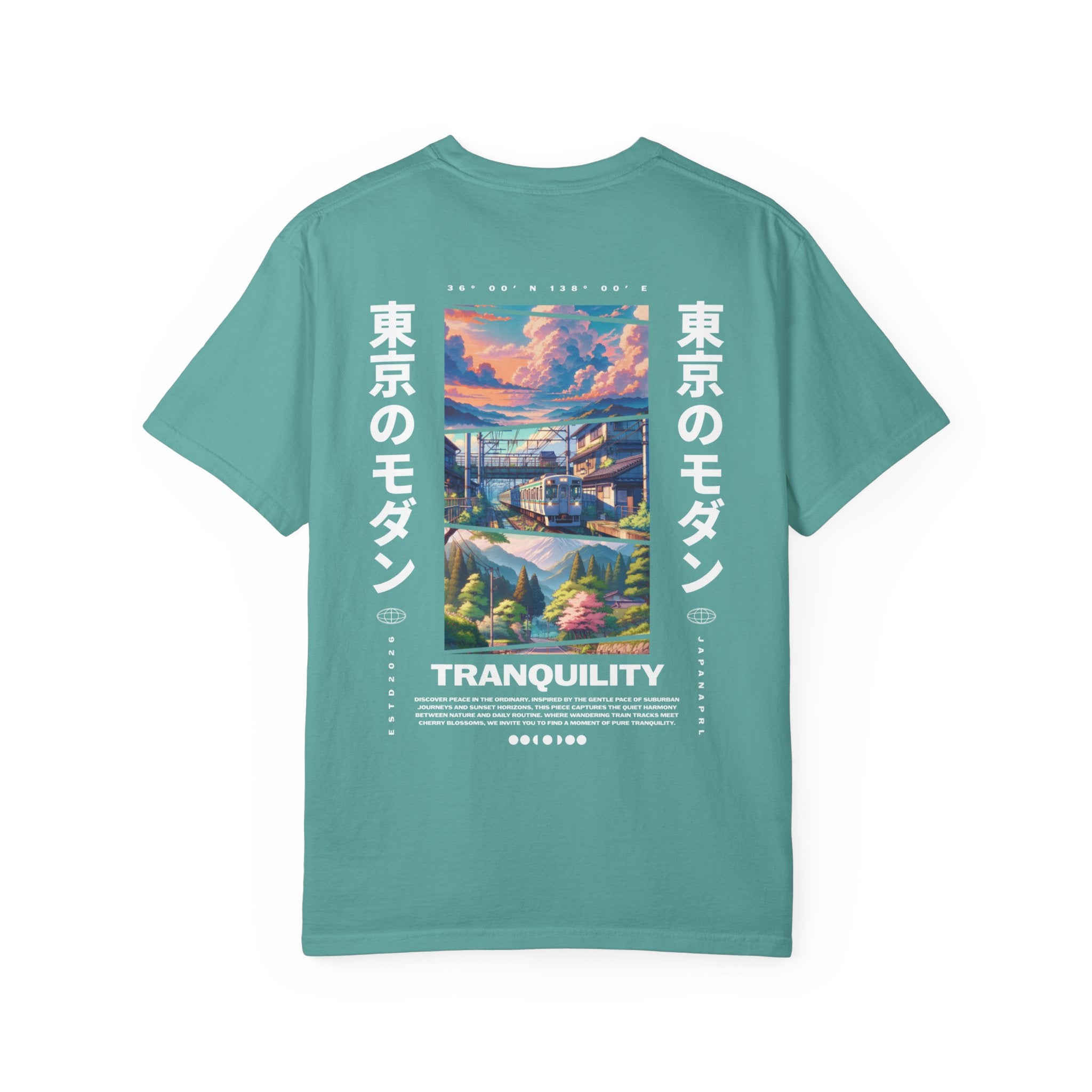 Anime Tranquility Tokyo Graphic T-Shirt | Nostalgia Node