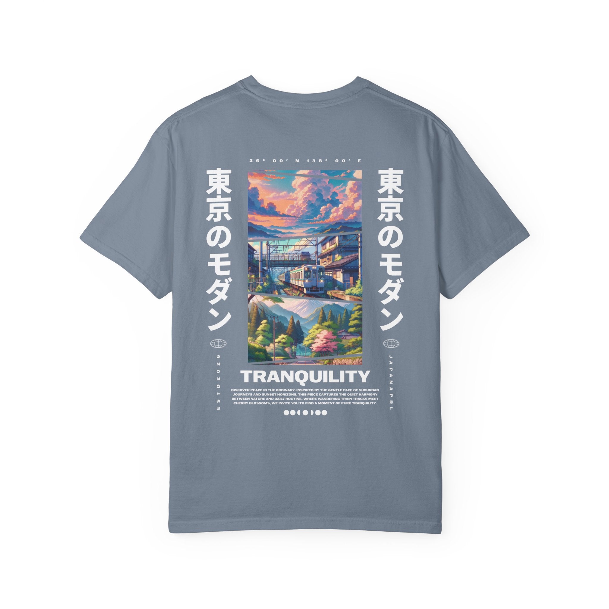 Anime Tranquility Tokyo Graphic T-Shirt | Nostalgia Node