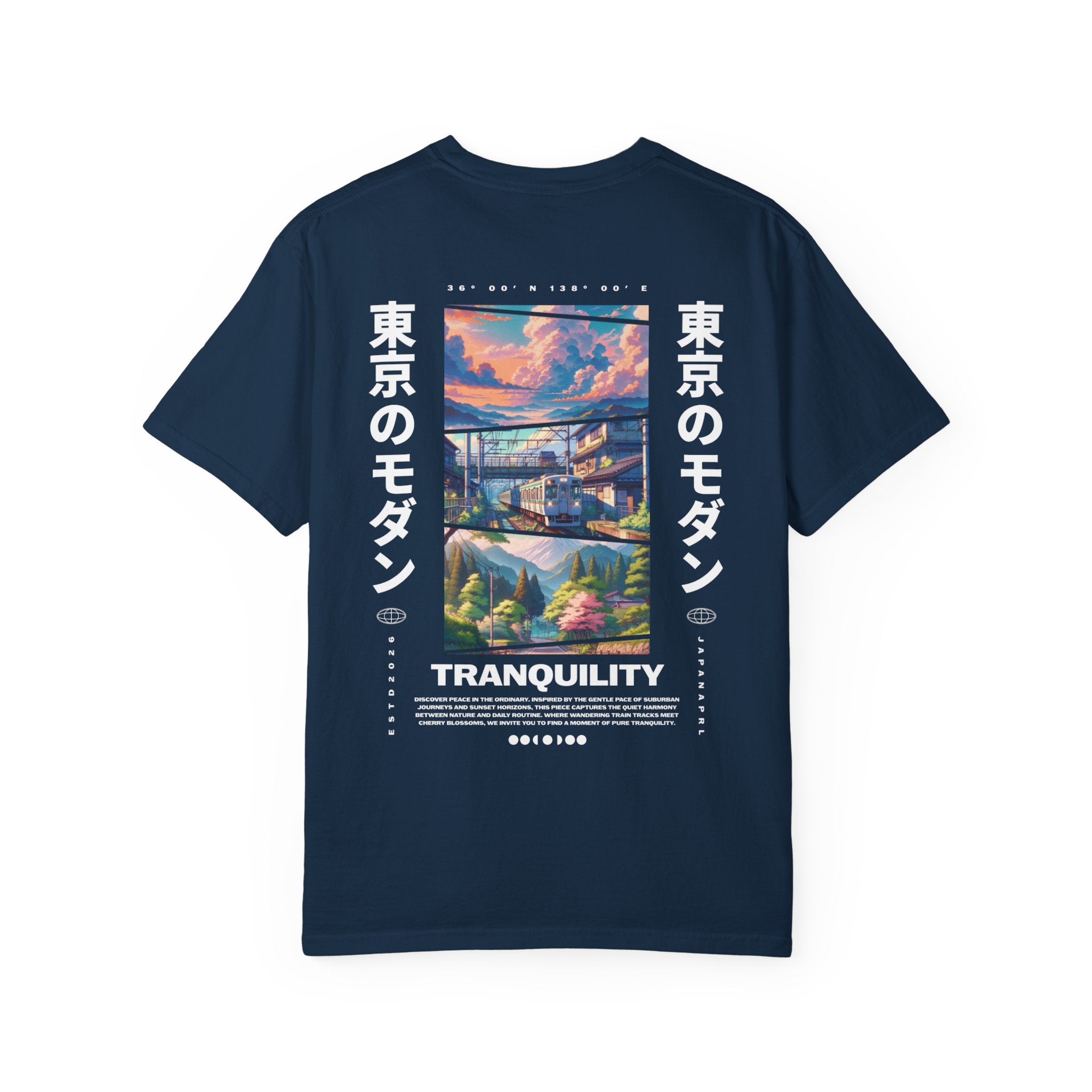 Anime Tranquility Tokyo Graphic T-Shirt | Nostalgia Node