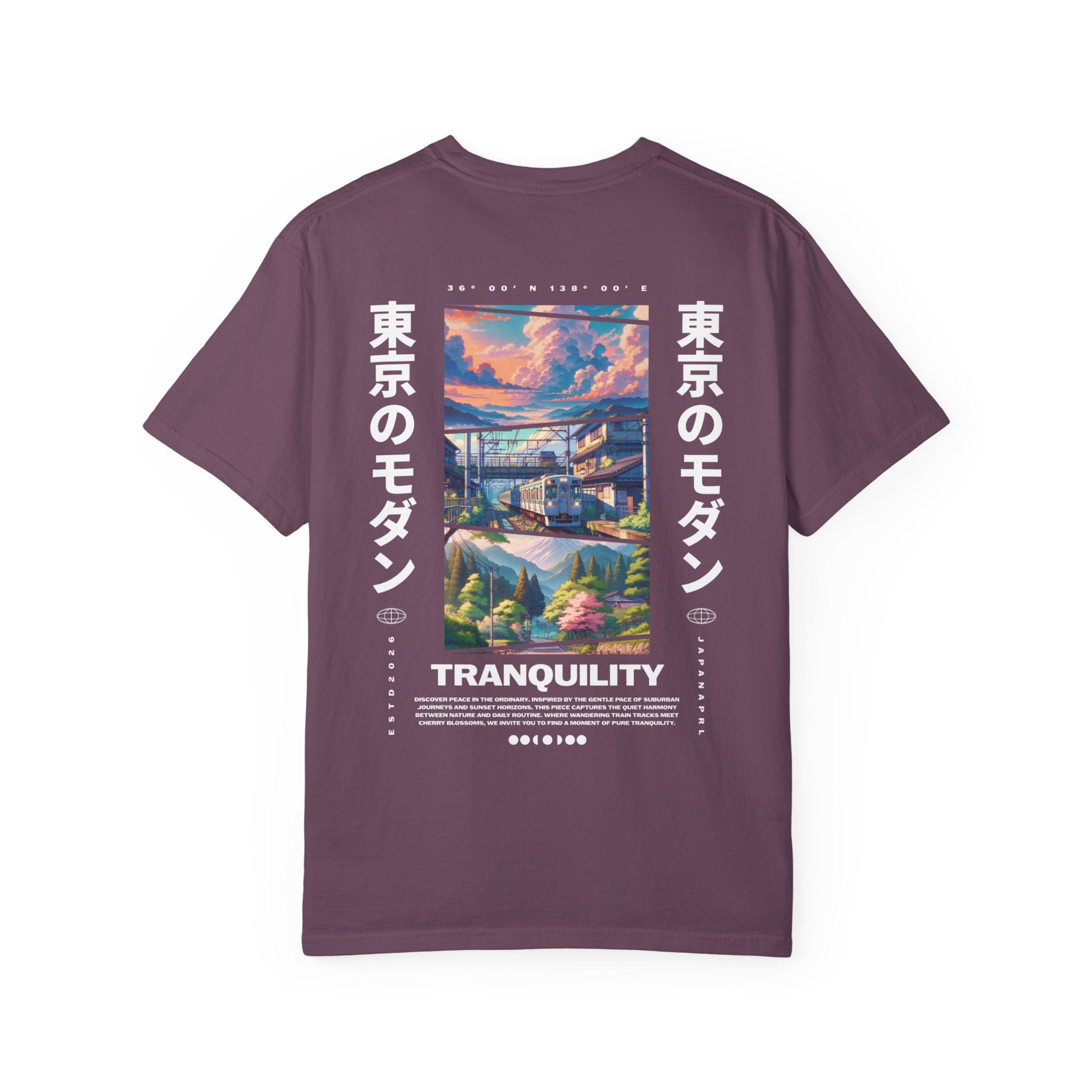 Anime Tranquility Tokyo Graphic T-Shirt | Nostalgia Node