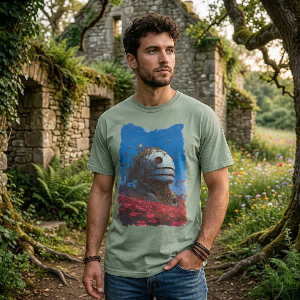 Anime gundam Mecha Inspired T shirt