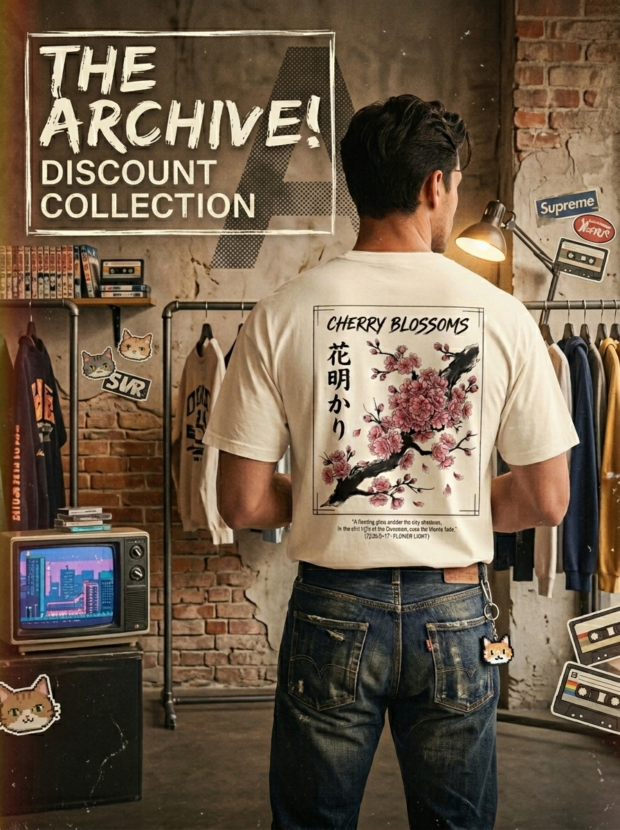 Check out our Archive selection for Limited Time Discounts of our clothing items. 