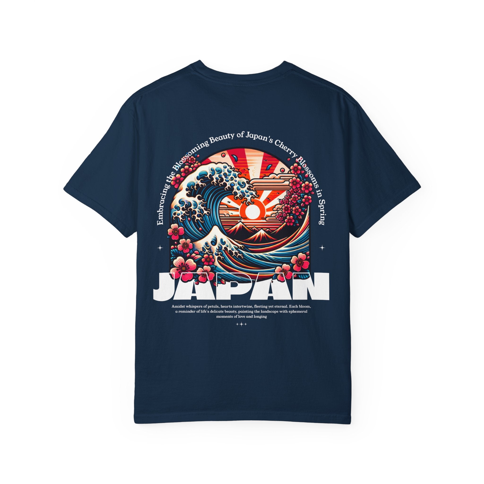 Japan Sreetwear Hokkaido Wave T-Shirt - Nostalgia Node