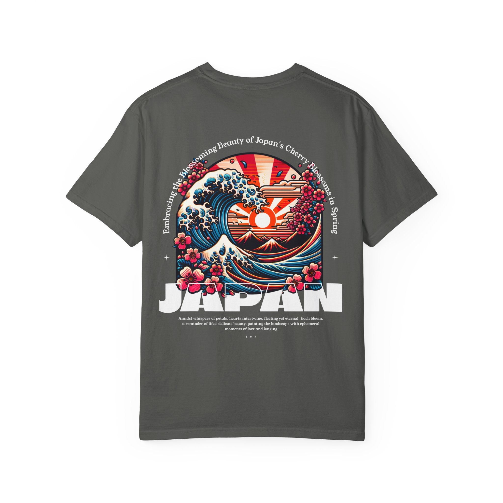 Japan Sreetwear Hokkaido Wave T-Shirt - Nostalgia Node