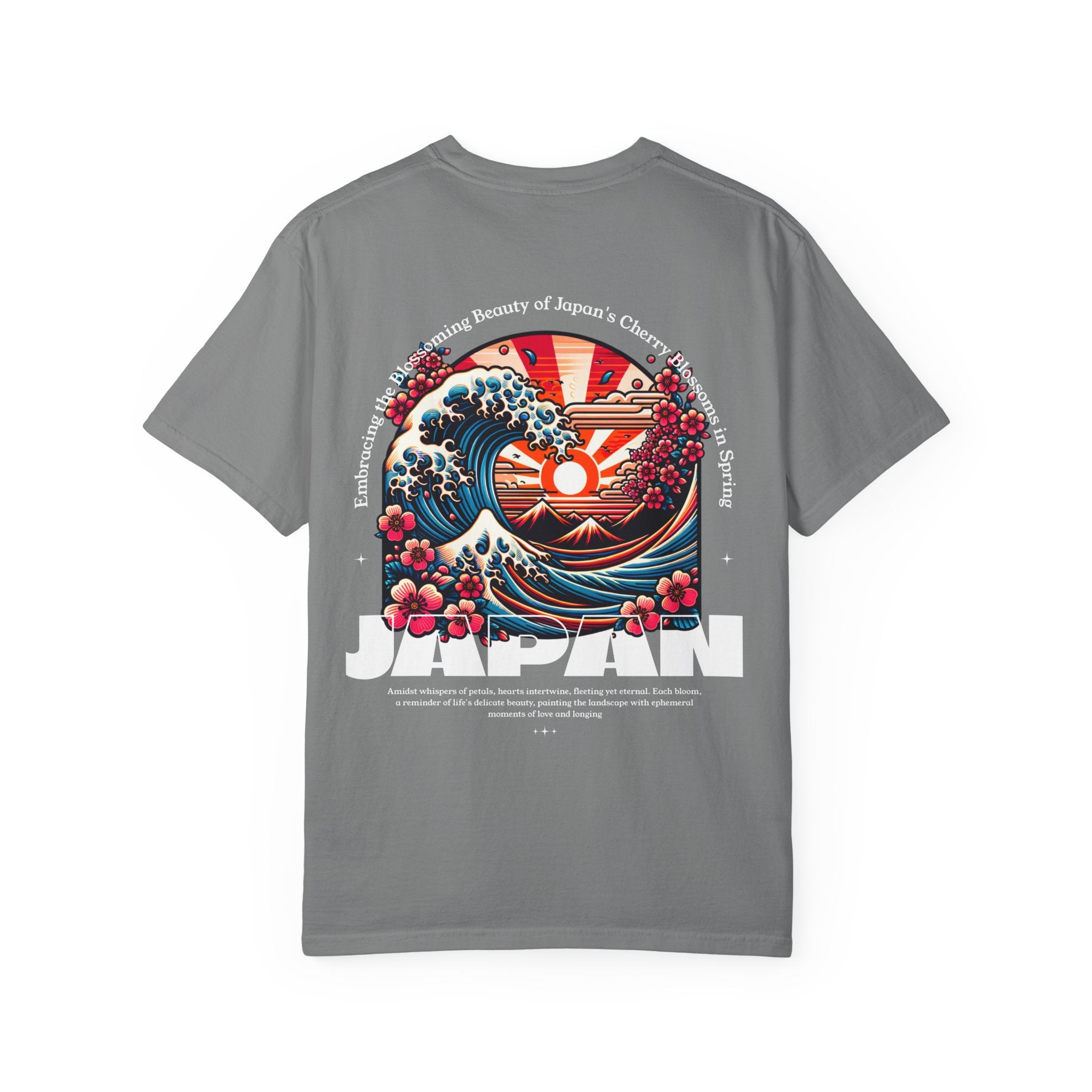 Japan Sreetwear Hokkaido Wave T-Shirt - Nostalgia Node