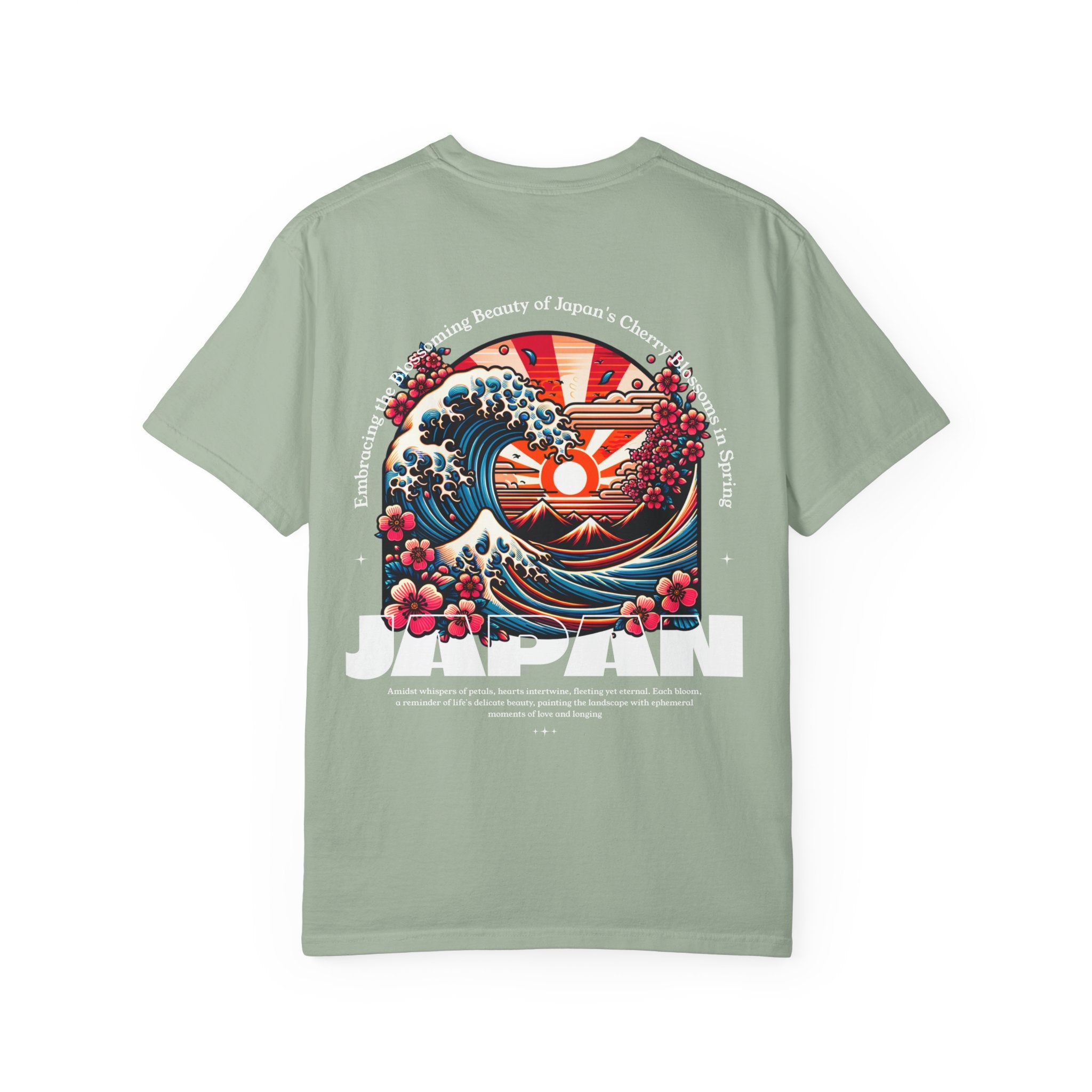 Japan Sreetwear Hokkaido Wave T-Shirt - Nostalgia Node