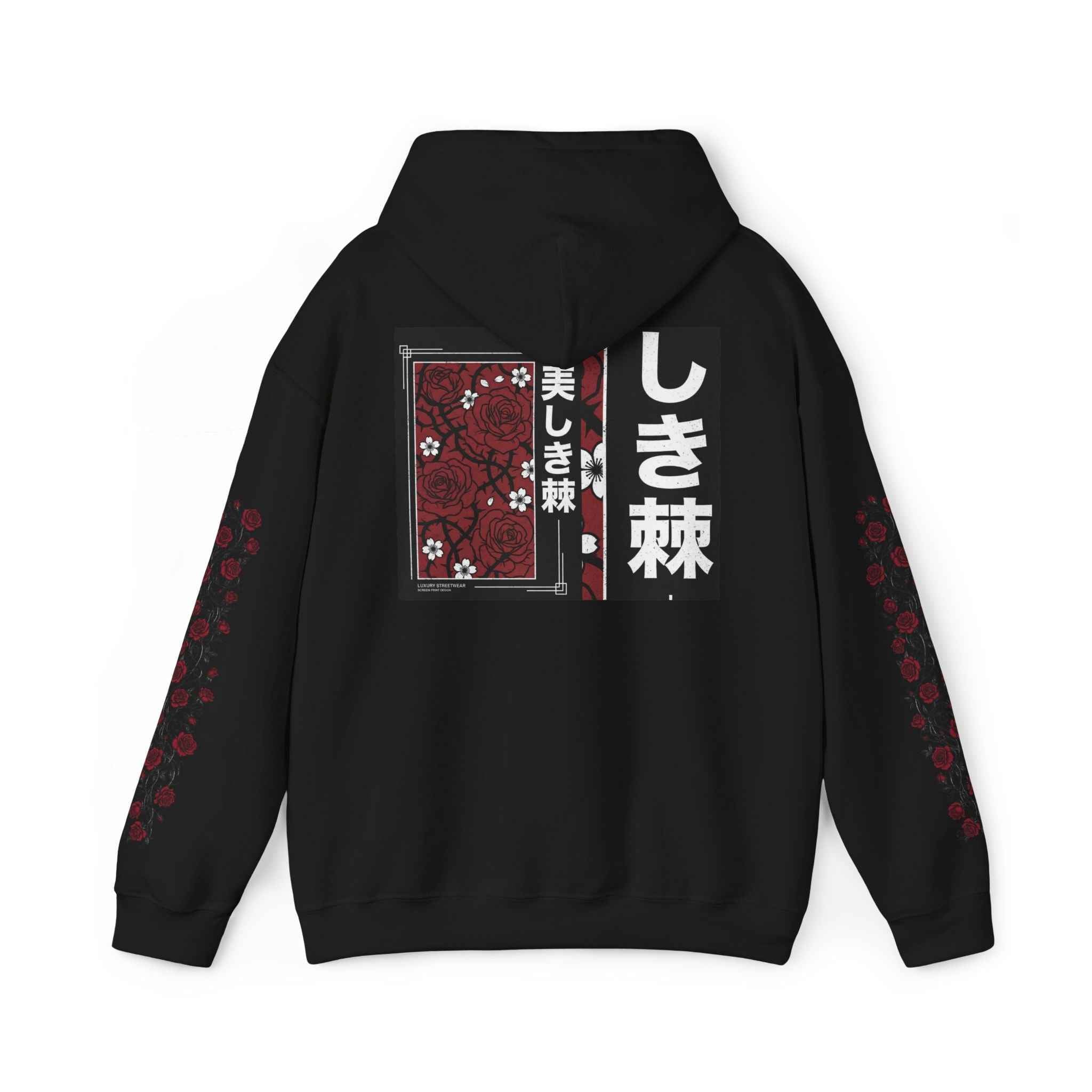 Japanese Inspired Noir tokyo themed hoodie - Nostalgia Node