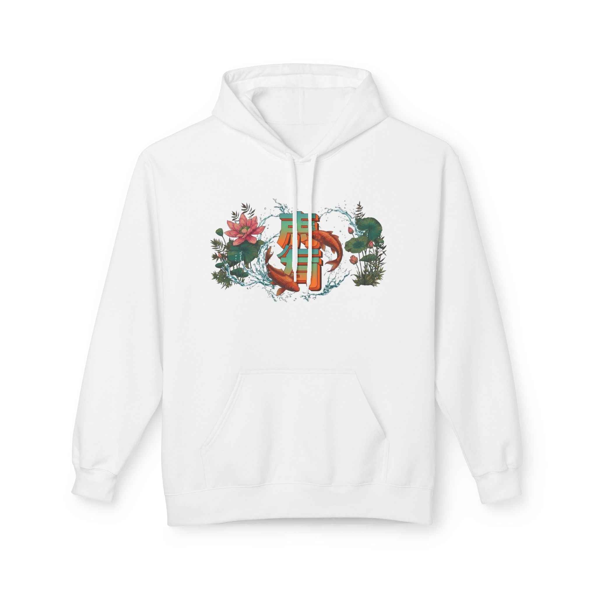 Japanese Streetwear Style Koi Hoodie