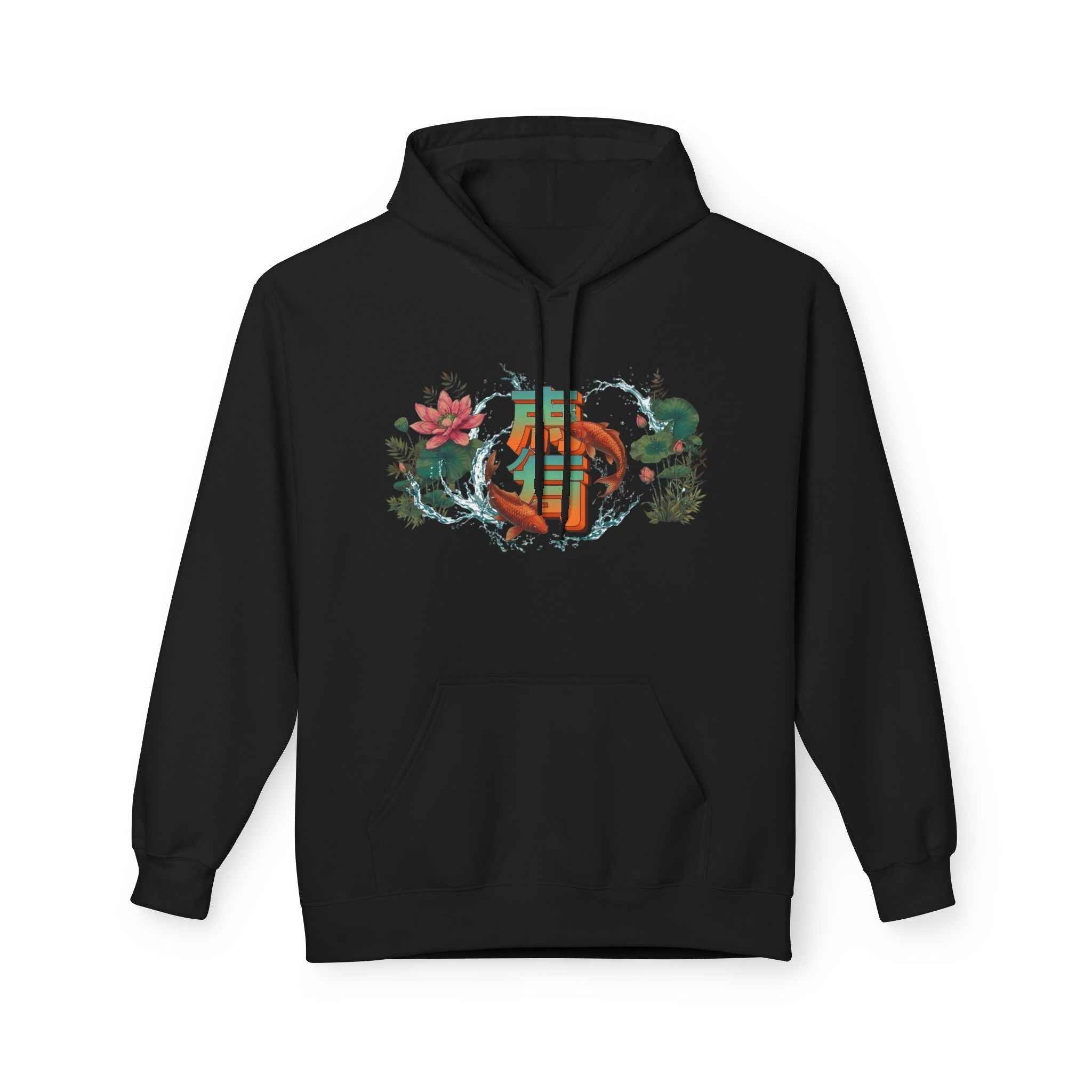 Japanese Streetwear Style Koi Hoodie