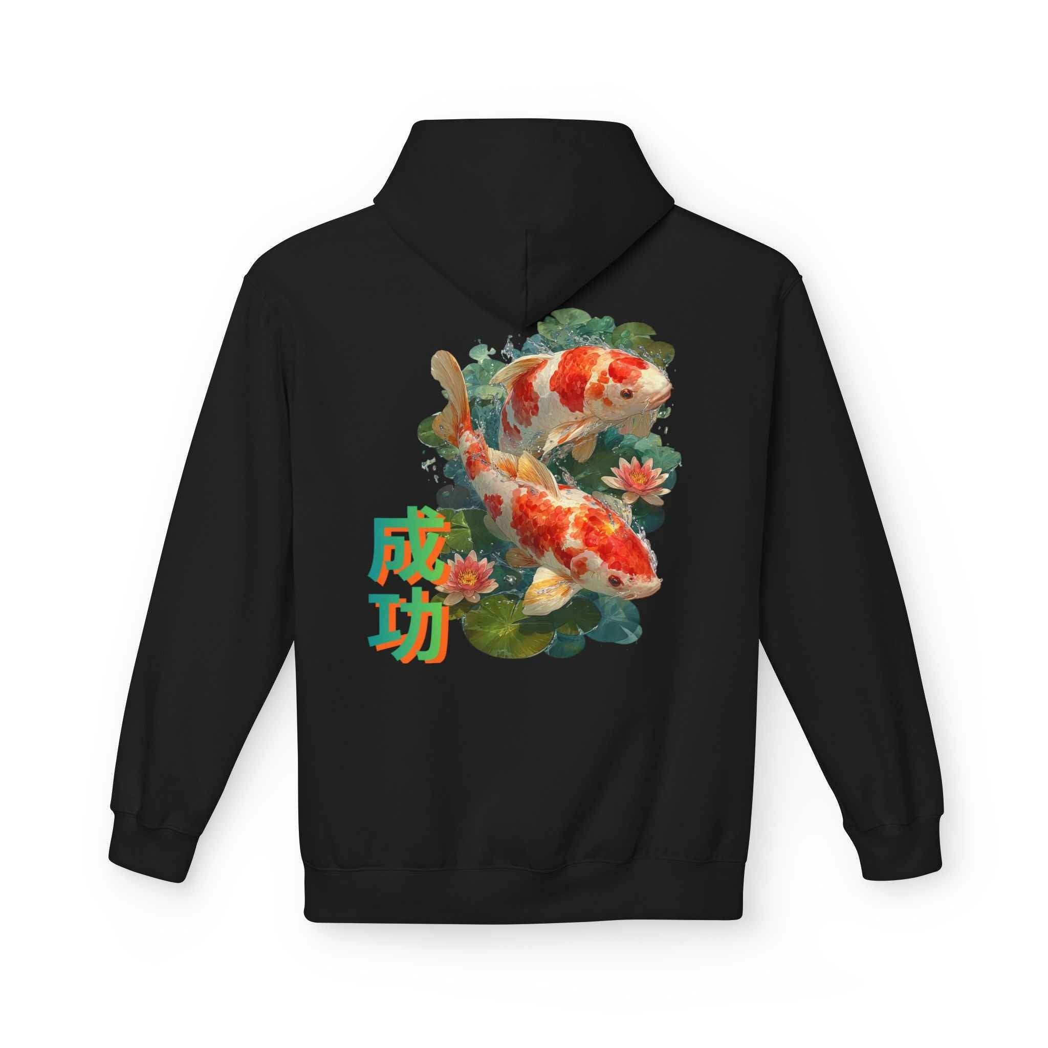 Japanese Streetwear Style Koi Hoodie